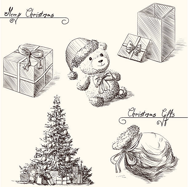 Cadeaux de Noël - Illustration vectorielle