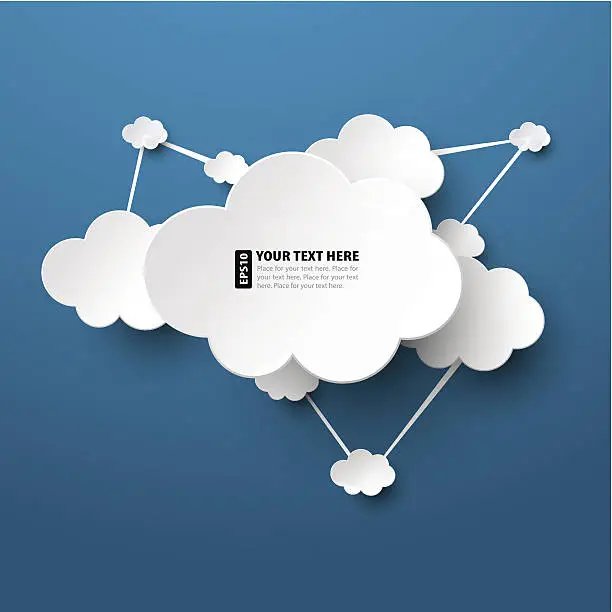 Vector illustration of Cloud Computing