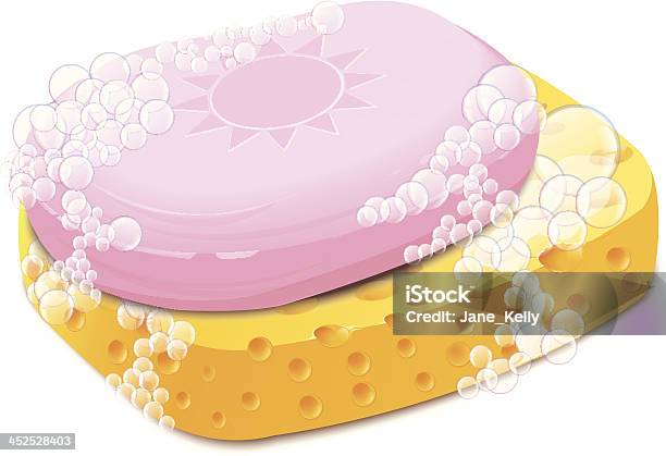 Esponja E Sabão - Arte vetorial de stock e mais imagens de Afazeres Domésticos - Afazeres Domésticos, Amontoar, Artigo de Higiene Pessoal