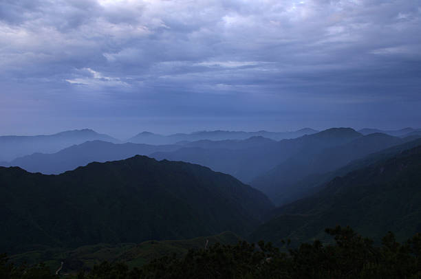산 풍경 - great smoky mountains great smoky mountains national park panoramic sunrise 뉴스 사진 이미지