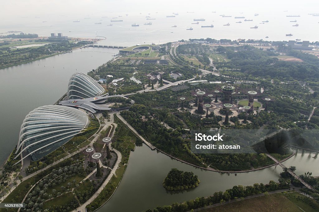 Singapore Gardens by the Bay Architecture Stock Photo