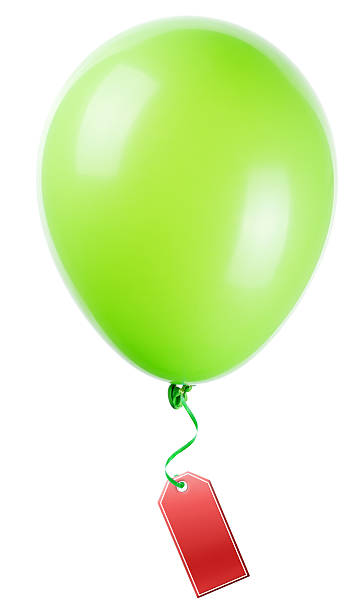 istock Labels hanging on color balloon 452533179