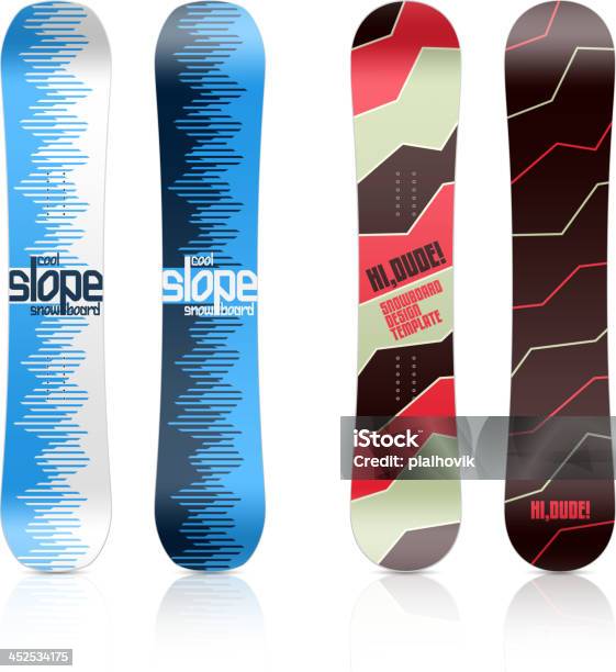 Snowboard Design Stock Illustration - Download Image Now - Activity, Adventure, Cold Temperature