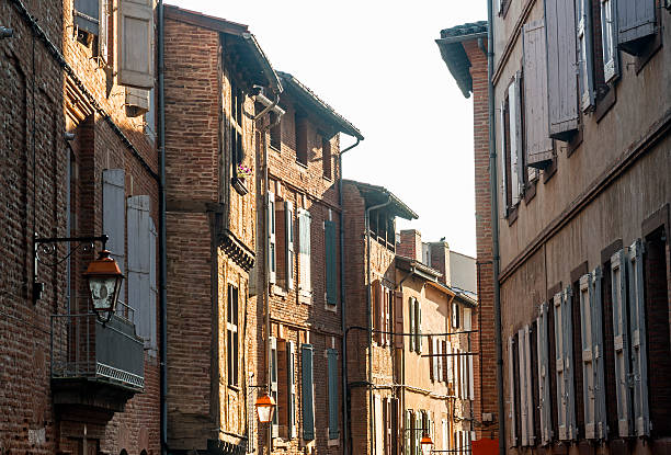 istock Albi, typical old street 452534615