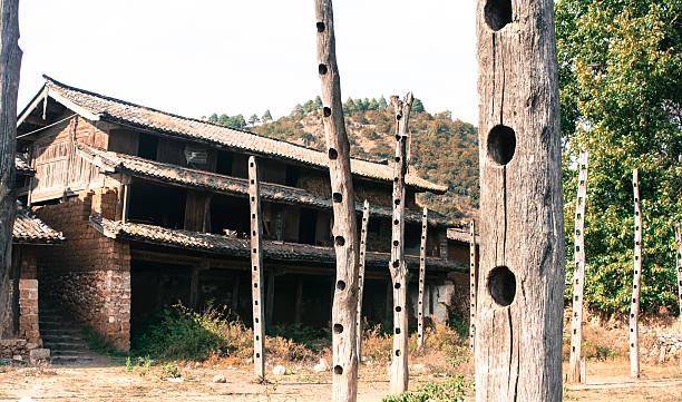 Abandoned Stables stock photo