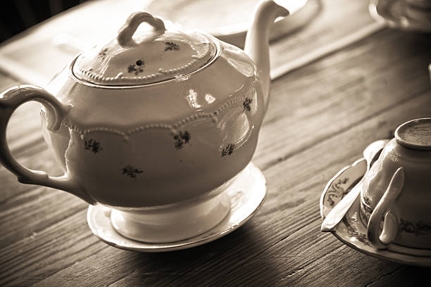 Antique Tea Pot stock photo