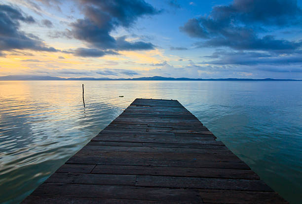 istock Jetty with sunset at Borneo, Sabah, Malaysia 452544267