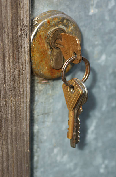 istock old keys in the keyhole 452547547