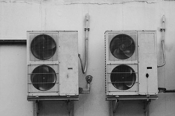 istock air condition on black and white 452549495