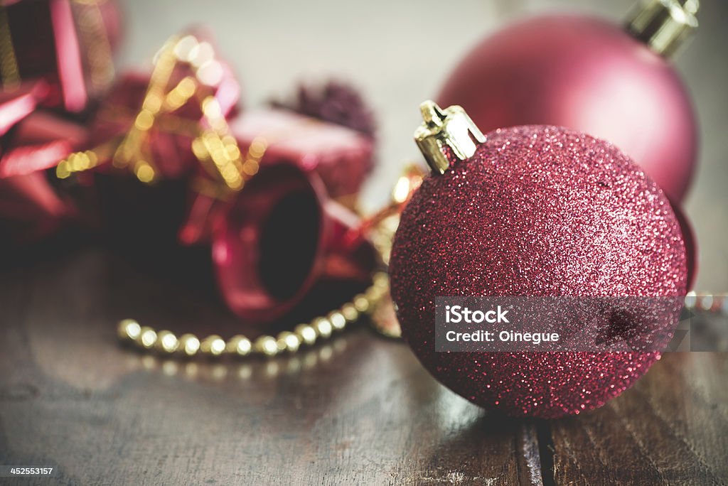 christmas decorations on wood christmas decorations on wood in christmas holidays Bell Stock Photo