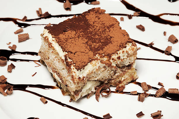 tiramisu stock photo