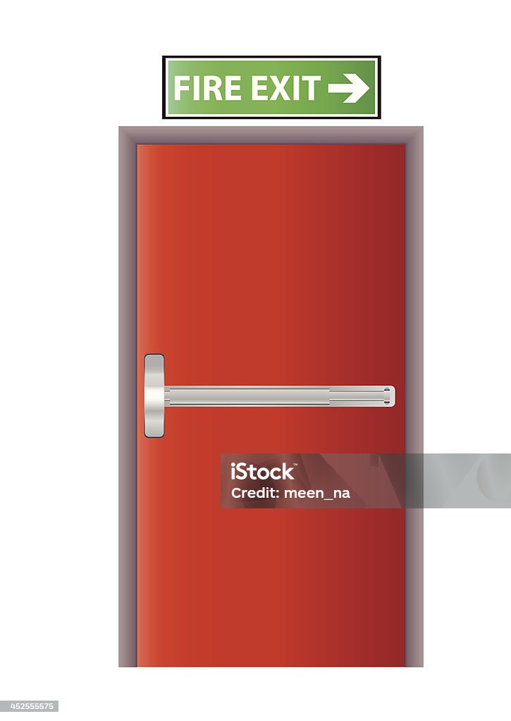 Fire doors Fire doors. Door stock vector