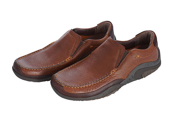 istock Brown Male Shoe 452556245