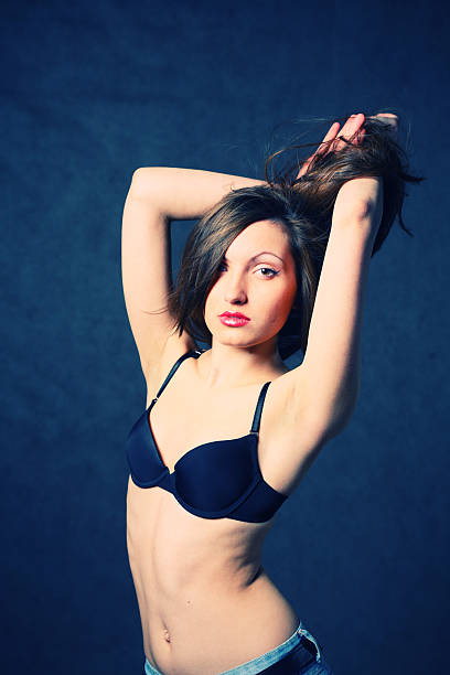istock Sexy young self-confident brunette 452563289