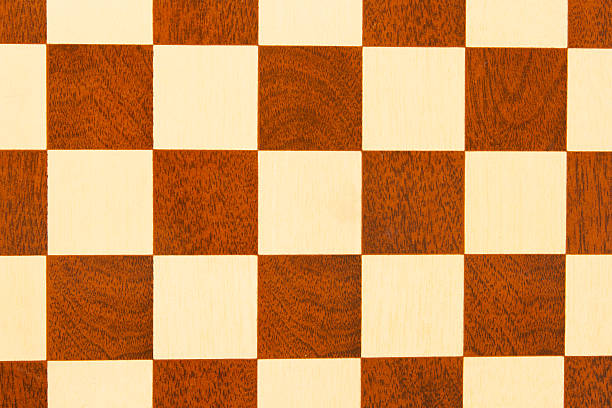 istock Very old wooden chess board, isolated 452567195