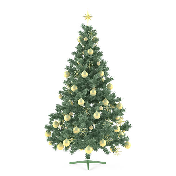 istock Christmas tree decorated with toys 452569561