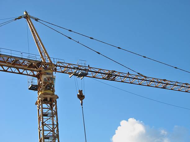 istock Crane working in the construction business 452569643