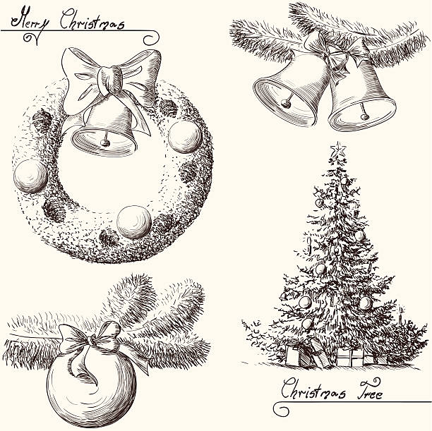 Décorations de Noël - Illustration vectorielle