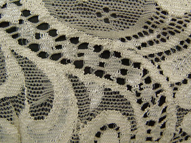 istock white or ecru floral lace band 452579053