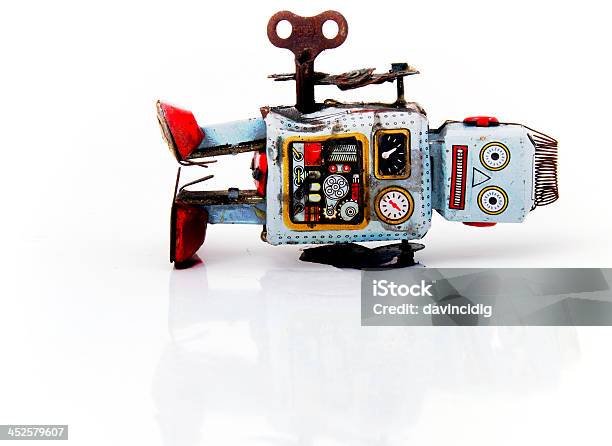 Robot Stock Photo - Download Image Now - Mental Burnout, Demolished, Robot