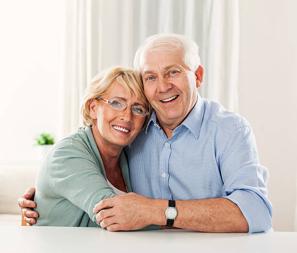 istock Happy senior couple 452584571