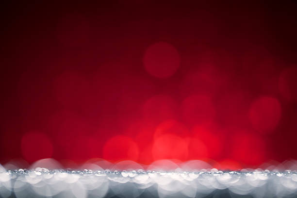 istock Shiny Lights Bokeh - Red Christmas Backgrounds Defocused Abstract Celebration 452586299