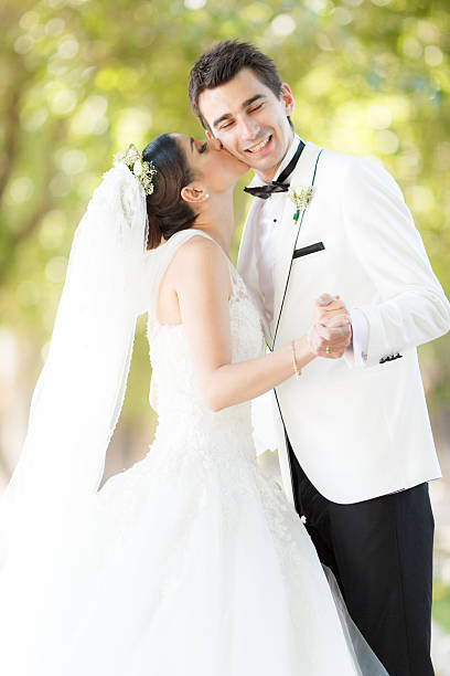 istock Beautiful wedding couple 452586963