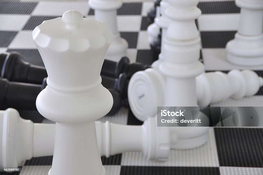 Jeu d'échecs - Photo de Blanc libre de droits