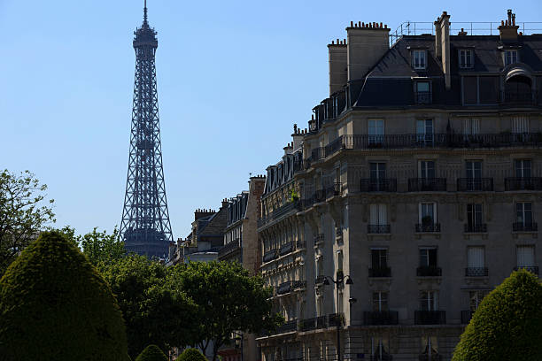 istock Eiffel Tower seen from the Hotel National des Invalides 452589929