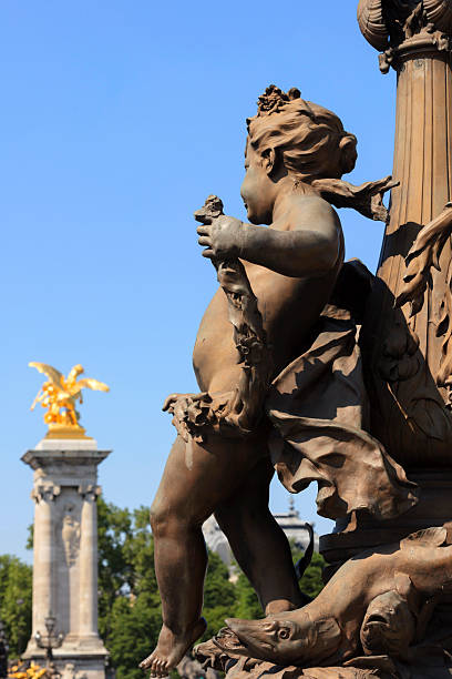istock cherubs on the Pont Alexandre III in Paris 452590069