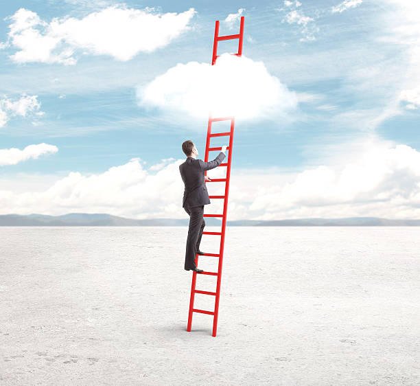 istock businessman on ladder 452593533