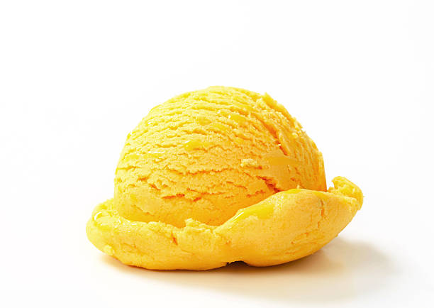 istock Scoop of yellow ice cream 452595269