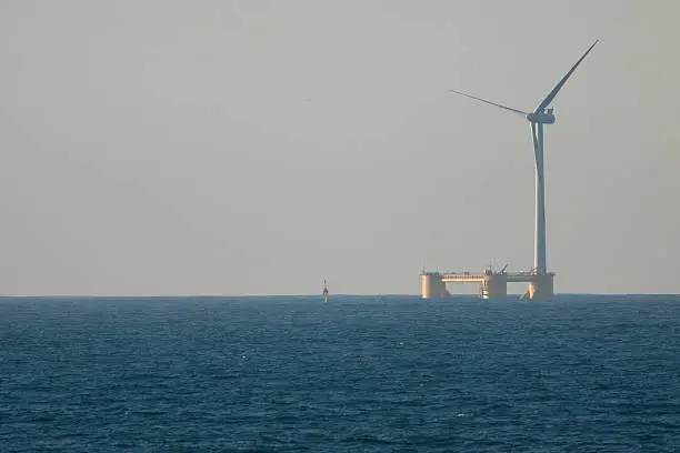 Photo of Floating Wind Turbine