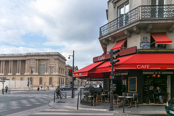 typowe cafe kupuj w paryżu - france restaurant cafe french culture zdjęcia i obrazy z banku zdjęć