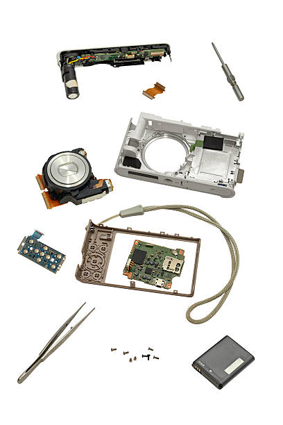 istock Parts of a disassembled camera. 452601229