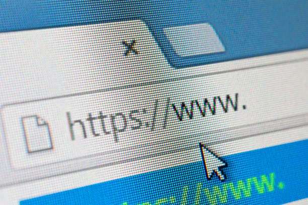 ssl dirección del sitio web - http fotografías e imágenes de stock