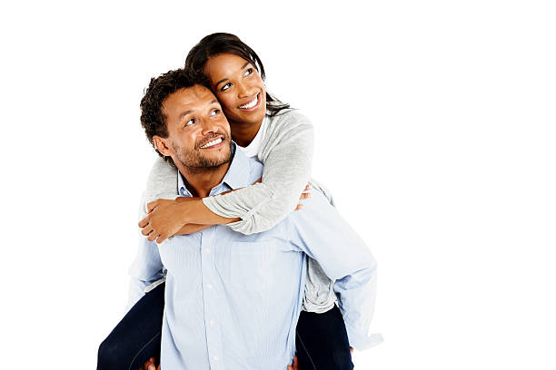 istock Mature man piggybacking his girlfriend looking away 452630773