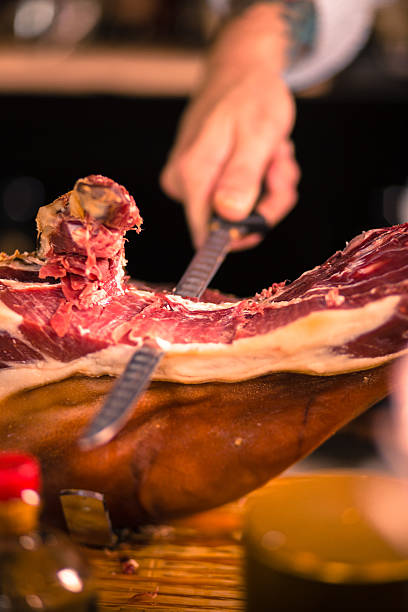 istock Slicing Jamon de Guijuelo (Cured Ham) 452635807