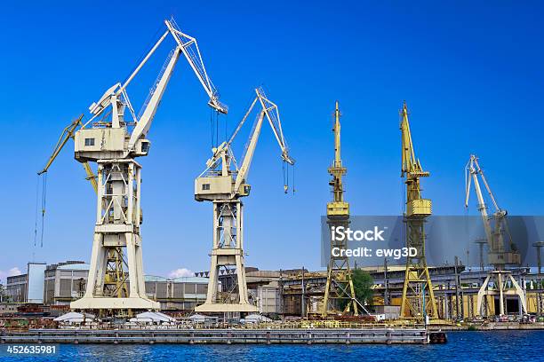 Recession In Shipyard Stock Photo - Download Image Now - Baltic Sea, Bankruptcy, Blue