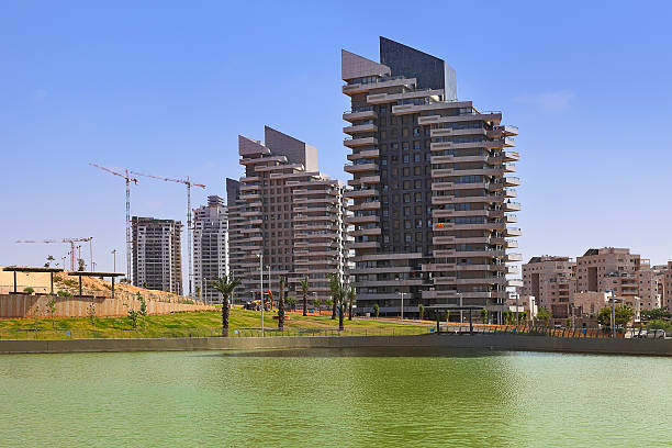istock City park and modern building. 452638577
