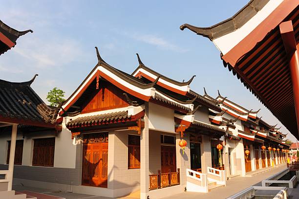 istock Retro China town in Kanchanaburi. 452638607