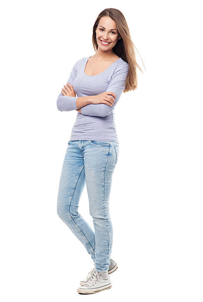 istock Attractive young woman standing 452650547