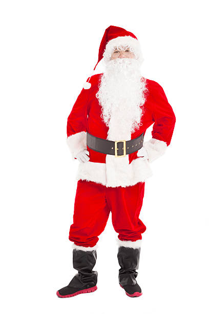 istock merry Christmas Santa Claus standing 452656375