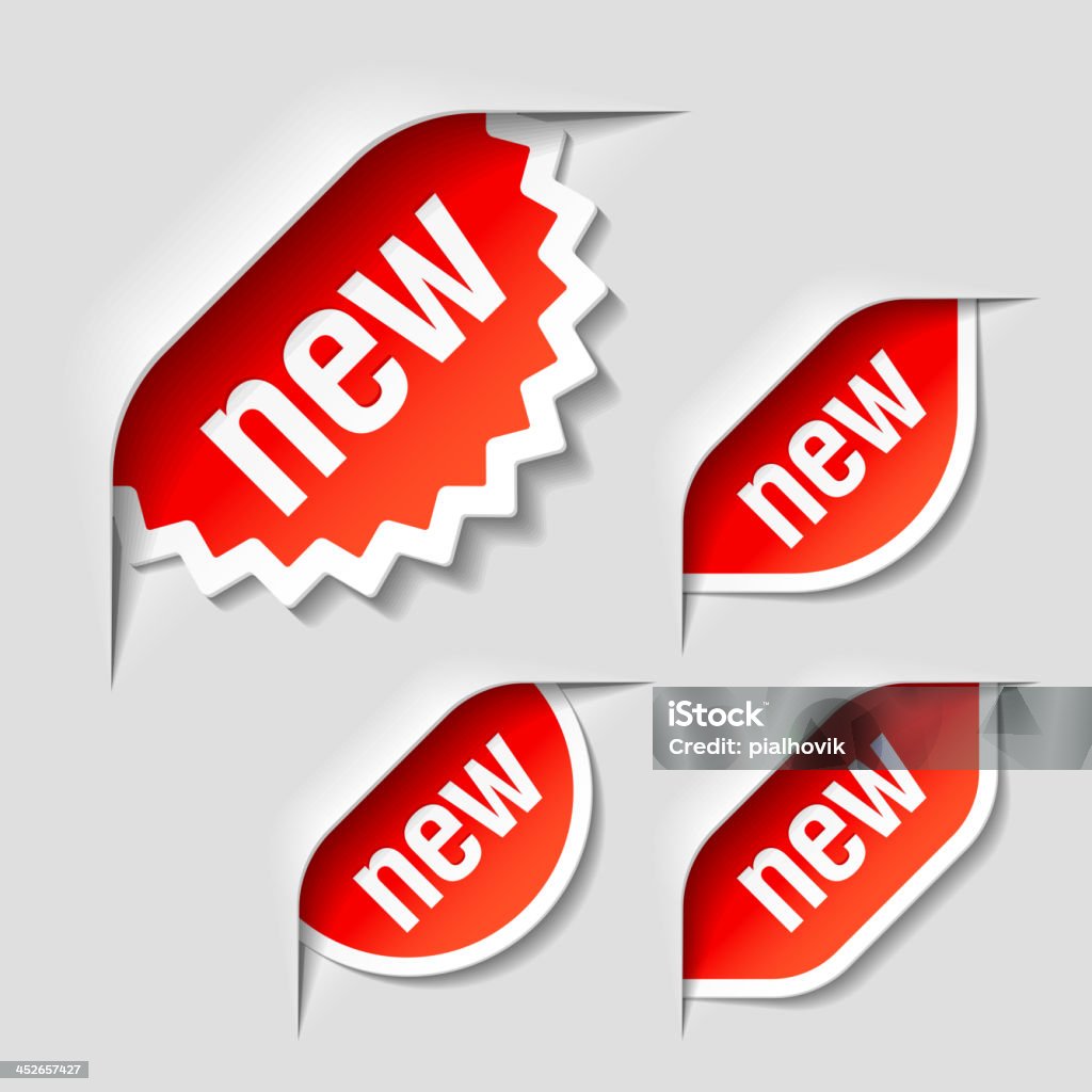 Vector New Label Design New Labels Stock Illustration - Download Image Now - Collection, Design ...