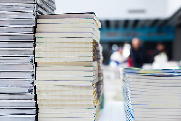 istock Closeup of library books 452659581