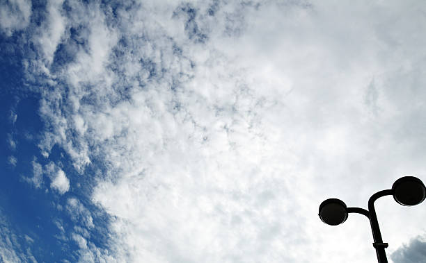 istock Double Street Neon Light with the cloudy blue sky 452659861