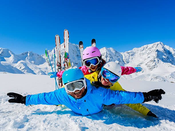 istock Family enjoying winter. 452660911