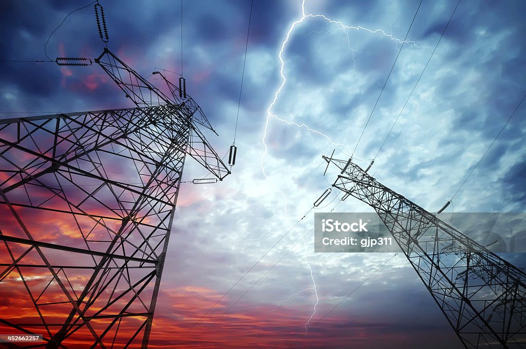 Électricité Towers - Photo de Haut-lieu touristique national libre de droits