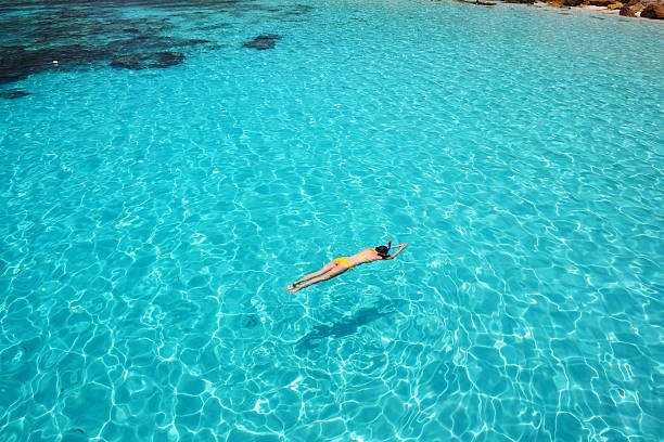 istock Woman snorkeling 452662467