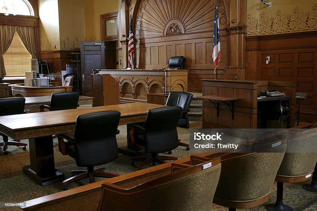 Courtroom Courtroom Stock Photo